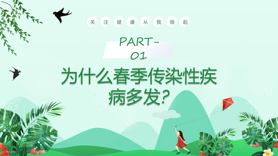 绿色卡通风春季传染病预防知识辅导（ppt）.pptx_第3页