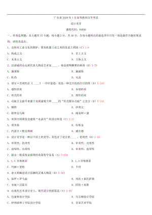 广东省2020年1月自考04026设计美学试题及答案.doc