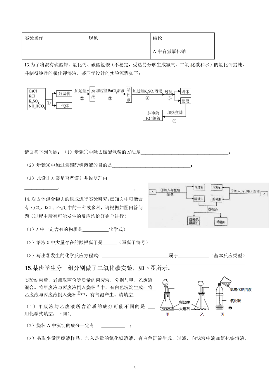 2023年山东省日照市北京路中学中考化学专项复习酸碱盐 .docx_第3页