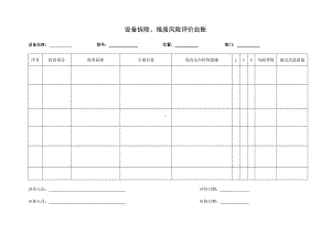 设备拆除、停用风险评价.doc