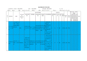 线性切割机安全风险分析+评价记录.docx