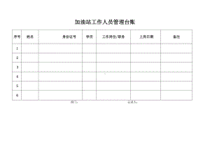 加油站人员管理台账.doc