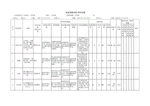 空压机安全风险分析+评价记录.docx