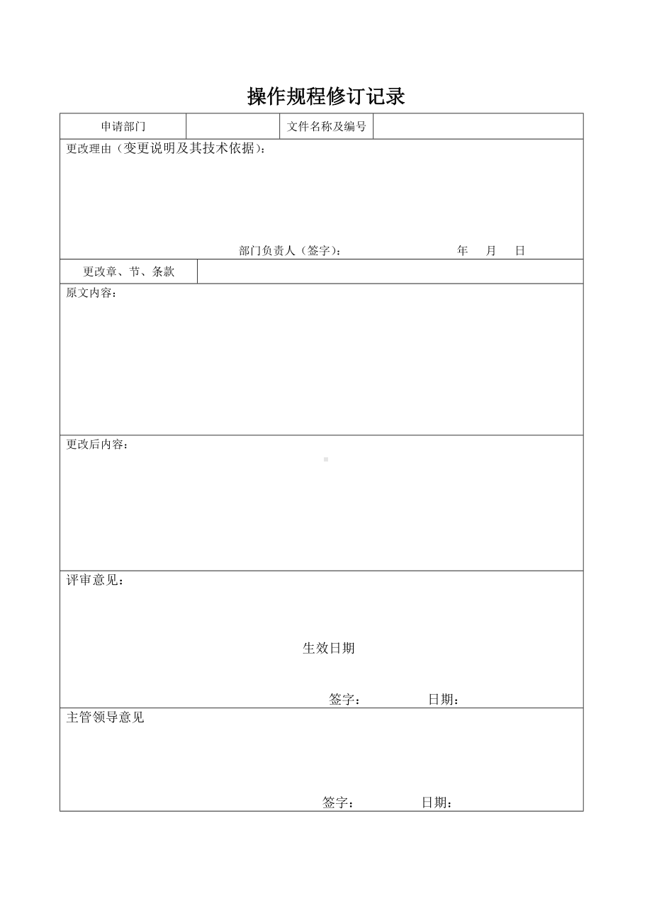 规章制度、操作规程评审修订记录.doc_第2页