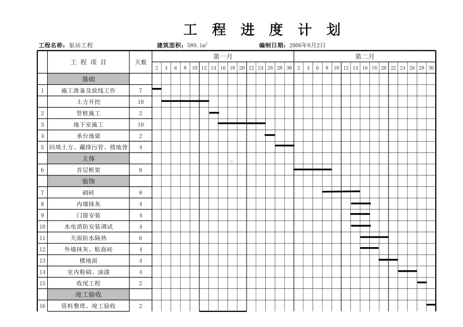 施工进度计划表.xls_第1页