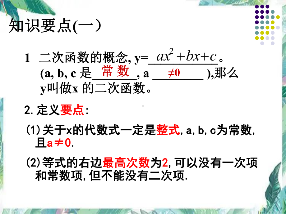 中考数学专题复习 二次函数ppt课件.pptx_第2页