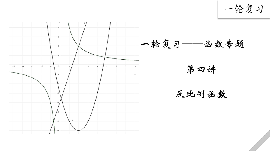 2022年中考数学一轮复习ppt课件 第四讲 函数专题之反比例函数.pptx_第1页