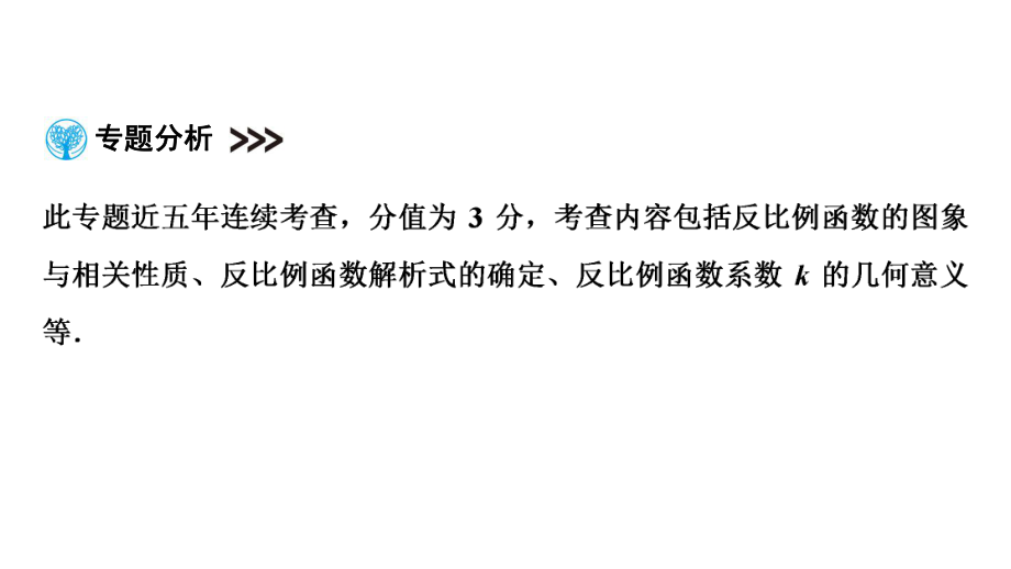 第2部分专题9　反比例函数的图象与性质-2021年中考数学一轮复习ppt课件（陕西专版）.ppt_第2页