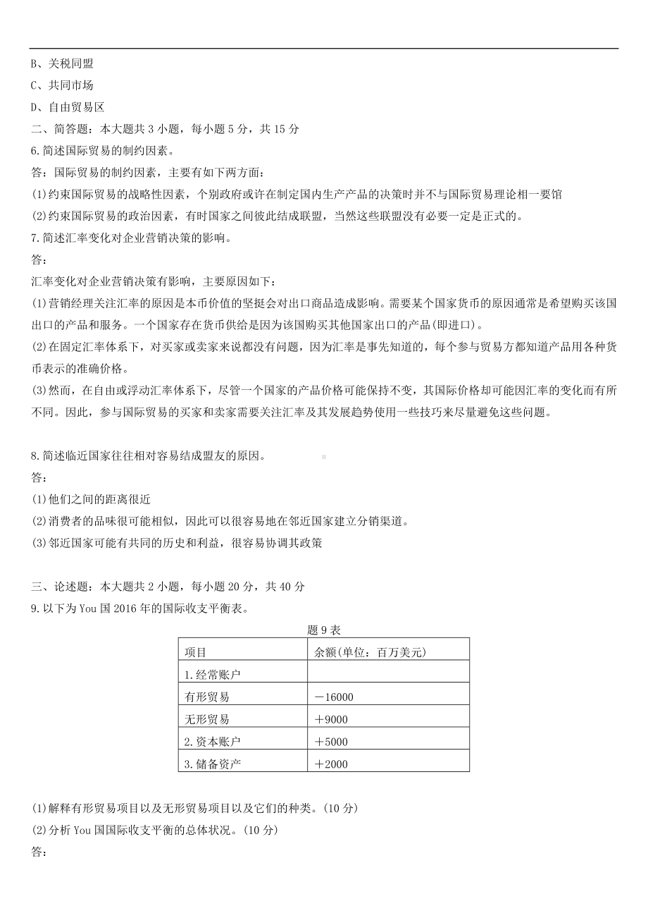 （广东）2022年04月自学考试11746国际商务与国际营销试题及答案.doc_第2页