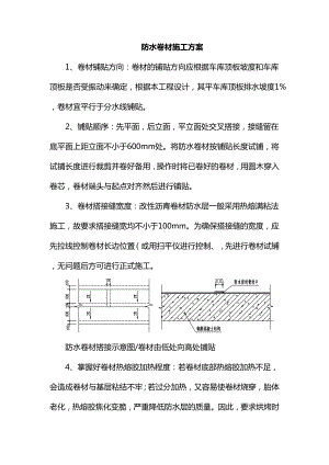 防水卷材施工方案.docx