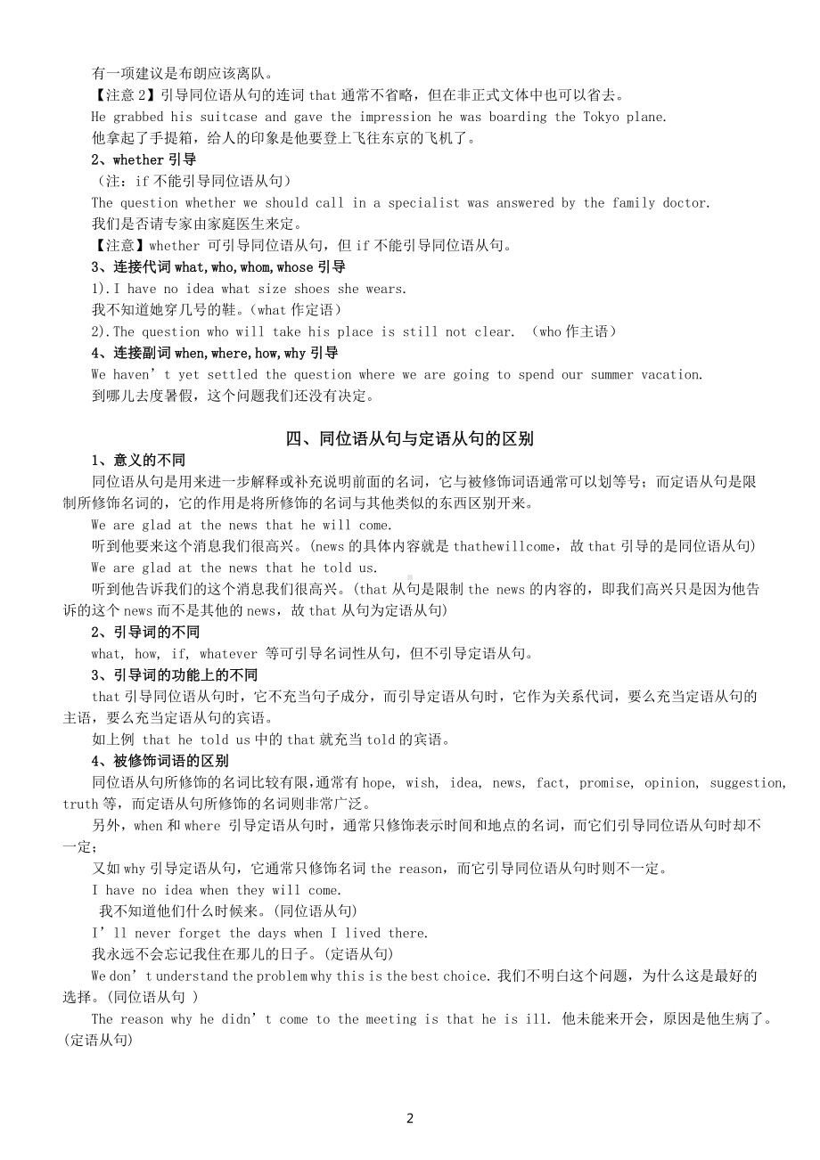 初中英语中考复习同位语从句知识点归纳总结.doc_第2页