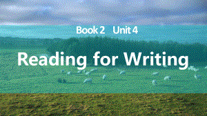 Unit 4 Reading for Writing （ppt课件） (2)-2023新人教版（2019）《高中英语》必修第二册.pptx