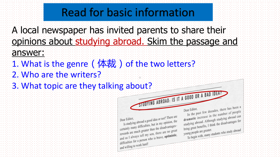 Unit 2 Using Language Reading for Writing 写作（ppt课件）-2023新人教版（2019）《高中英语》选择性必修第二册.pptx_第3页