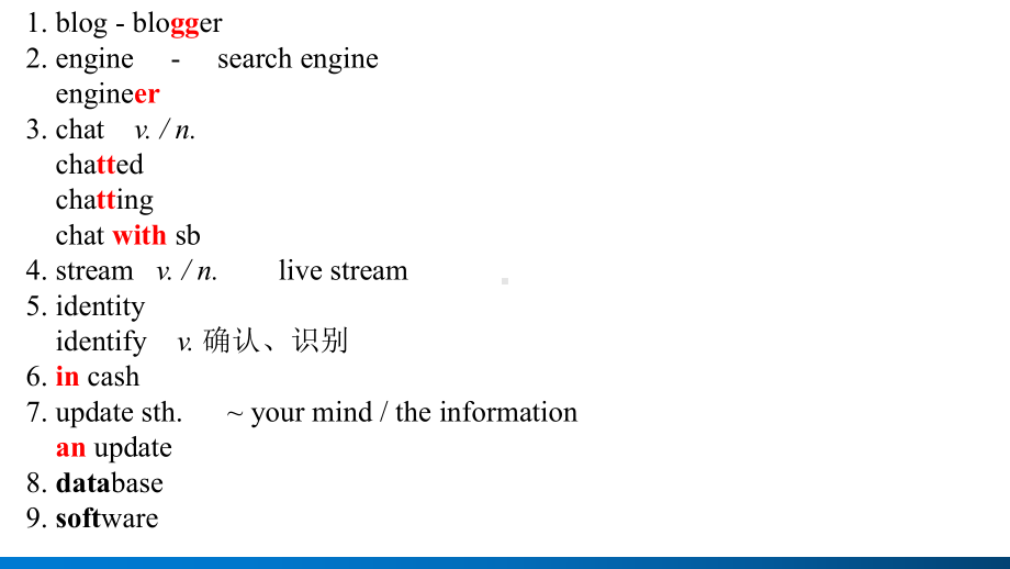 Unit 3 The Internet 单词语言点讲解（ppt课件）-2023新人教版（2019）《高中英语》必修第二册.pptx_第3页