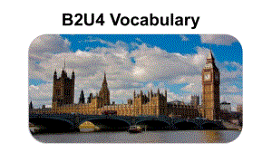 Unit 4 History and traditions Vocabulary （ppt课件） -2023新人教版（2019）《高中英语》必修第二册.pptx