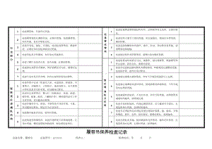 履带吊月保养记录.doc