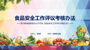 贯彻落实食品安全工作评议考核办法学习解读（ppt）演示.pptx