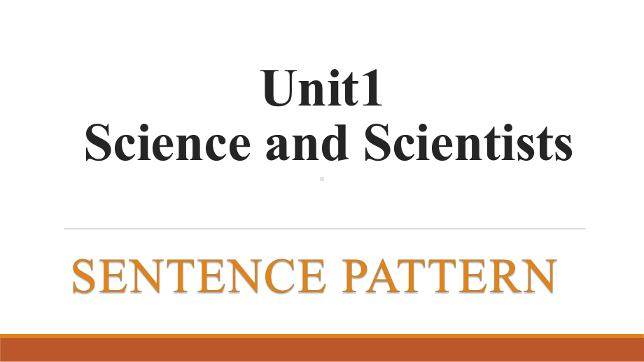 Unit 1 Sentence pattern （ppt课件）-2023新人教版（2019）《高中英语》选择性必修第二册.pptx_第1页