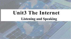 Unit 3 Listening speaking and talking （ppt课件）-2023新人教版（2019）《高中英语》必修第二册.pptx