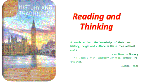 Unit4 History and traditions Reading and Thinking（ppt课件）-2023新人教版（2019）《高中英语》必修第二册.pptx