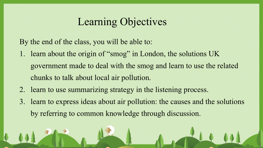 Unit 3 Environmental Protection Listening and speaking （ppt课件）-2023新人教版（2019）《高中英语》选择性必修第三册.pptx_第2页