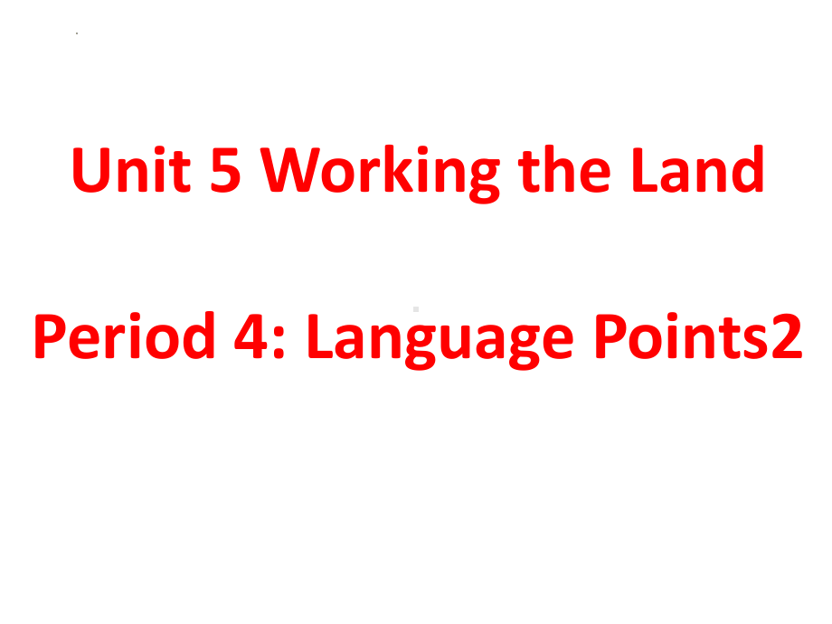 Unit5 知识点复习（ppt课件）-2023新人教版（2019）《高中英语》选择性必修第一册.pptx_第1页