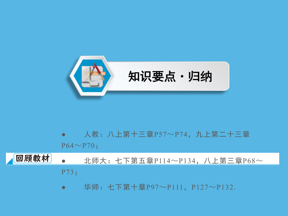 第1部分 第7章 课时34图形的对称与折叠-2021年中考数学一轮复习ppt课件（福建专版）.ppt_第2页