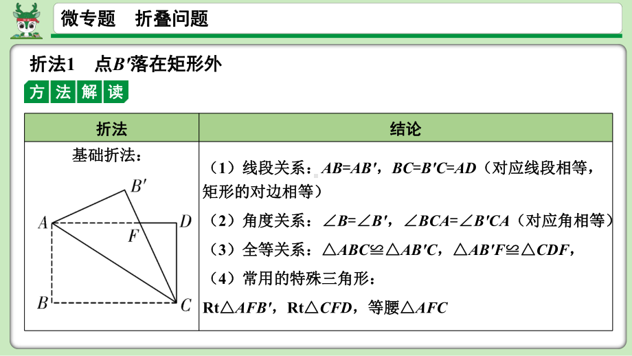 2021年中考数学总复习 微专题 折叠问题 ppt课件.pptx_第2页