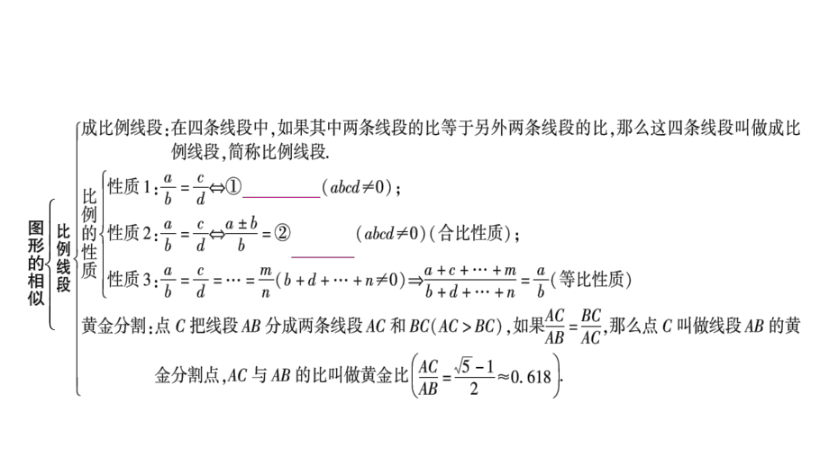 2021年中考重庆专用数学教材考点梳理第四章第五节　图形的相似 ppt课件.ppt_第3页