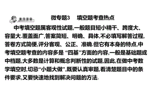 第31讲微专题3 填空题考查热点-2021年中考数学一轮复习ppt课件（广东专用）.pptx