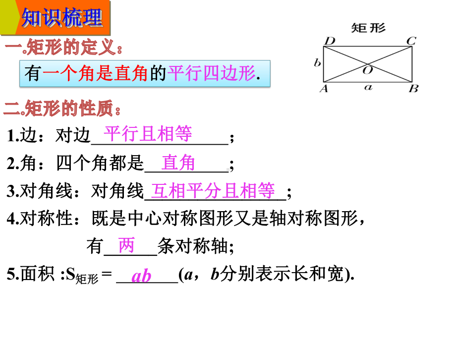 专题五四边形 5.2矩形-2021年中考数学一轮复习ppt课件.pptx_第2页