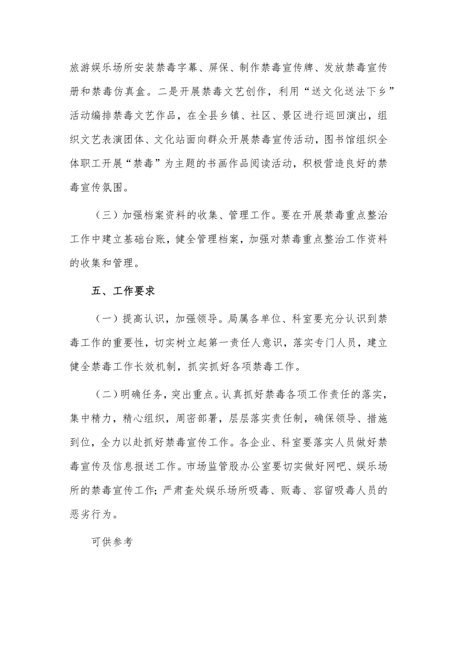 创建无毒单位禁毒“大扫除”专项行动方案供借鉴.docx_第3页