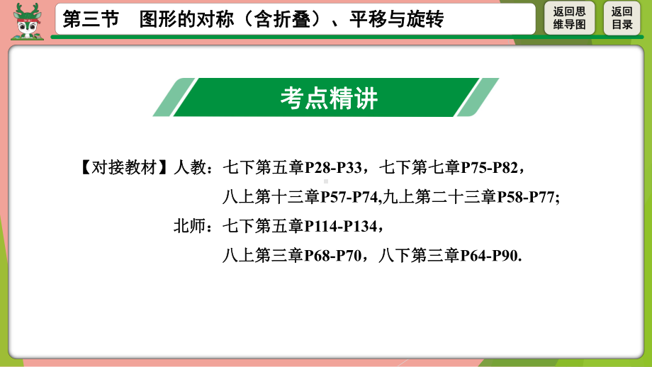 2021年中考数学第一轮总复习 图形的对称（含折叠）、平移与旋转 ppt课件.pptx_第3页