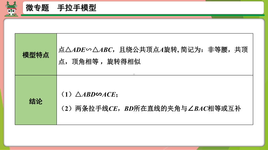 2021年中考数学第一轮总复习 微专题手拉手模型 ppt课件.pptx_第2页