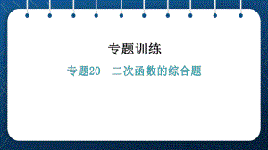 2021年中考一轮复习人教版数学专题20二次函数的综合题 ppt课件.pptx