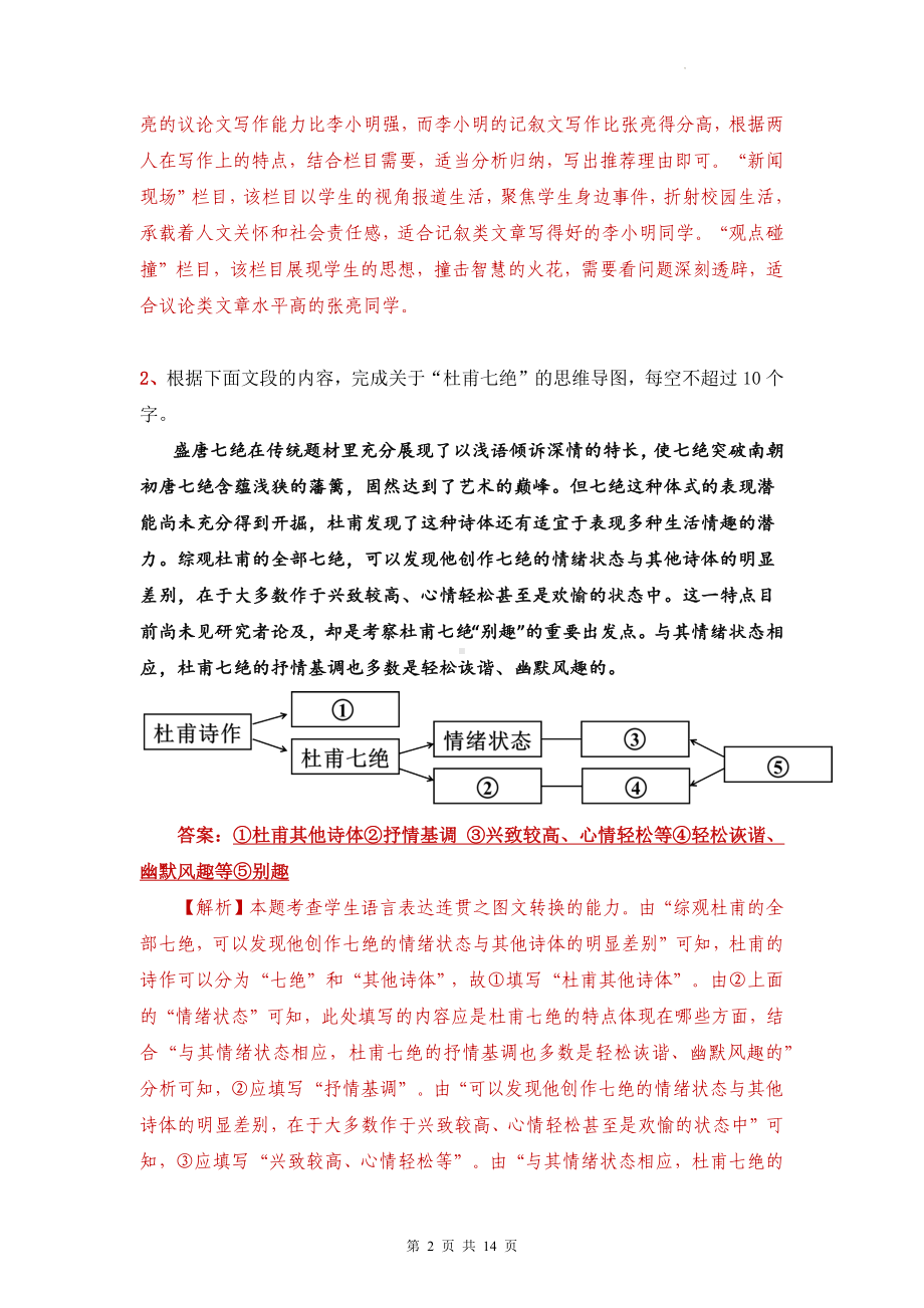 2023年中考语文二轮专题复习：图文转换 学案.docx_第2页