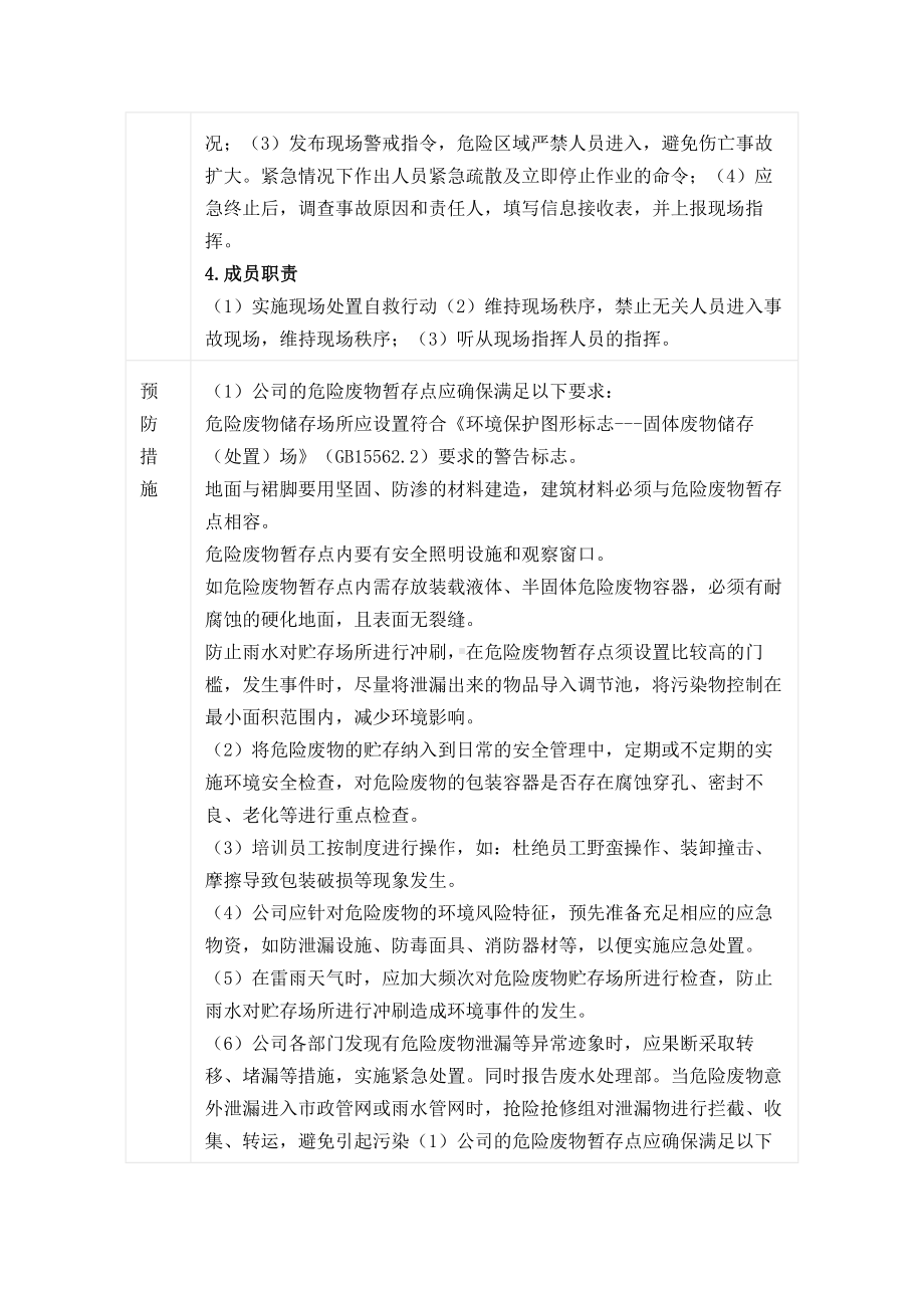 非常有用的危废应急预案有效的危废品处置方案及措施.docx_第2页