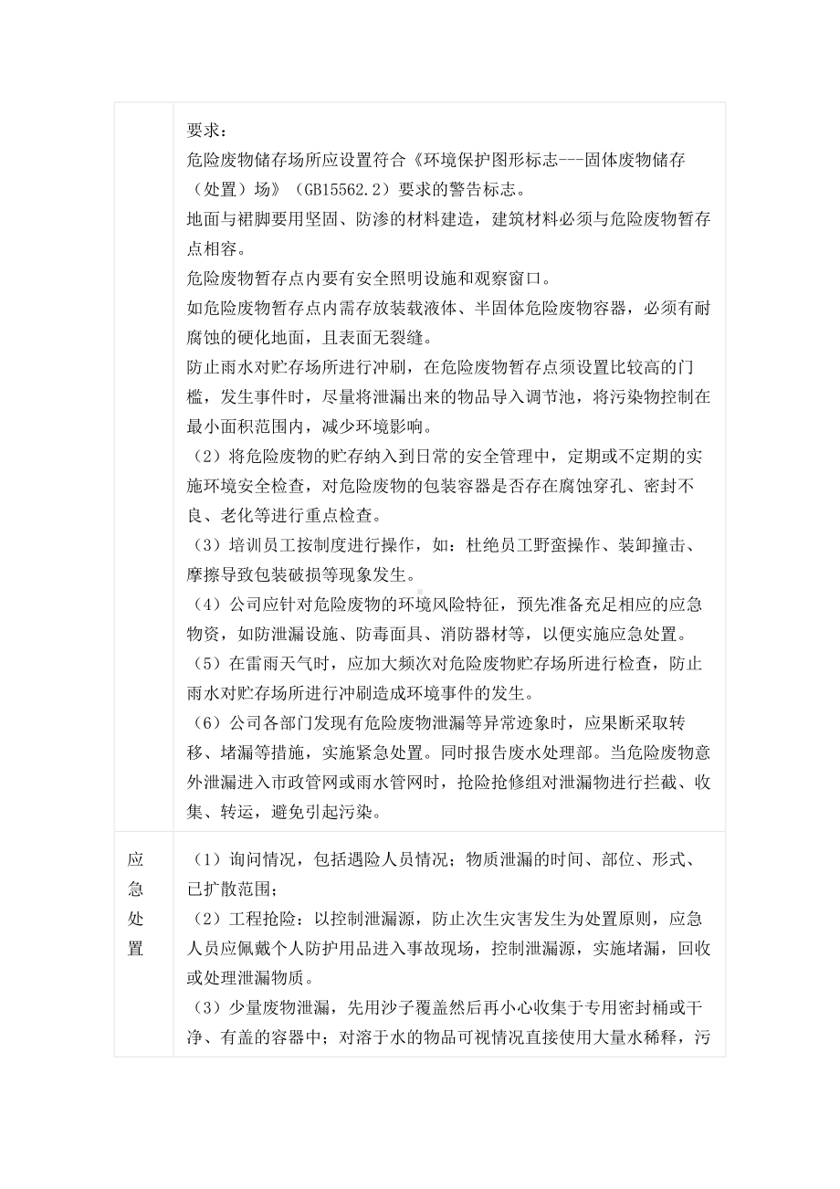 非常有用的危废应急预案有效的危废品处置方案及措施.docx_第3页