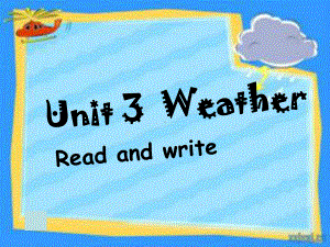 PEP小学英语四年级下册Unit 3 B Read and write课件.ppt