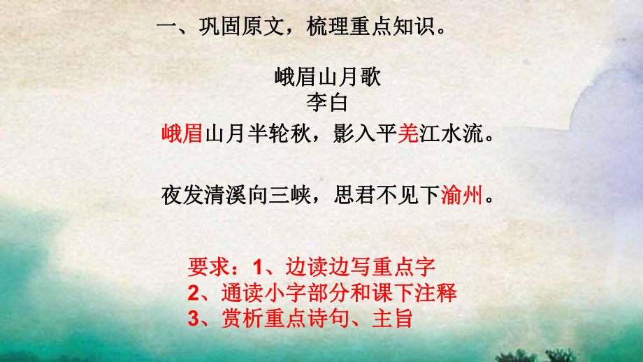 一轮复习七年级上册古诗诵读 ppt课件-2021年中考语文总复习.pptx_第2页