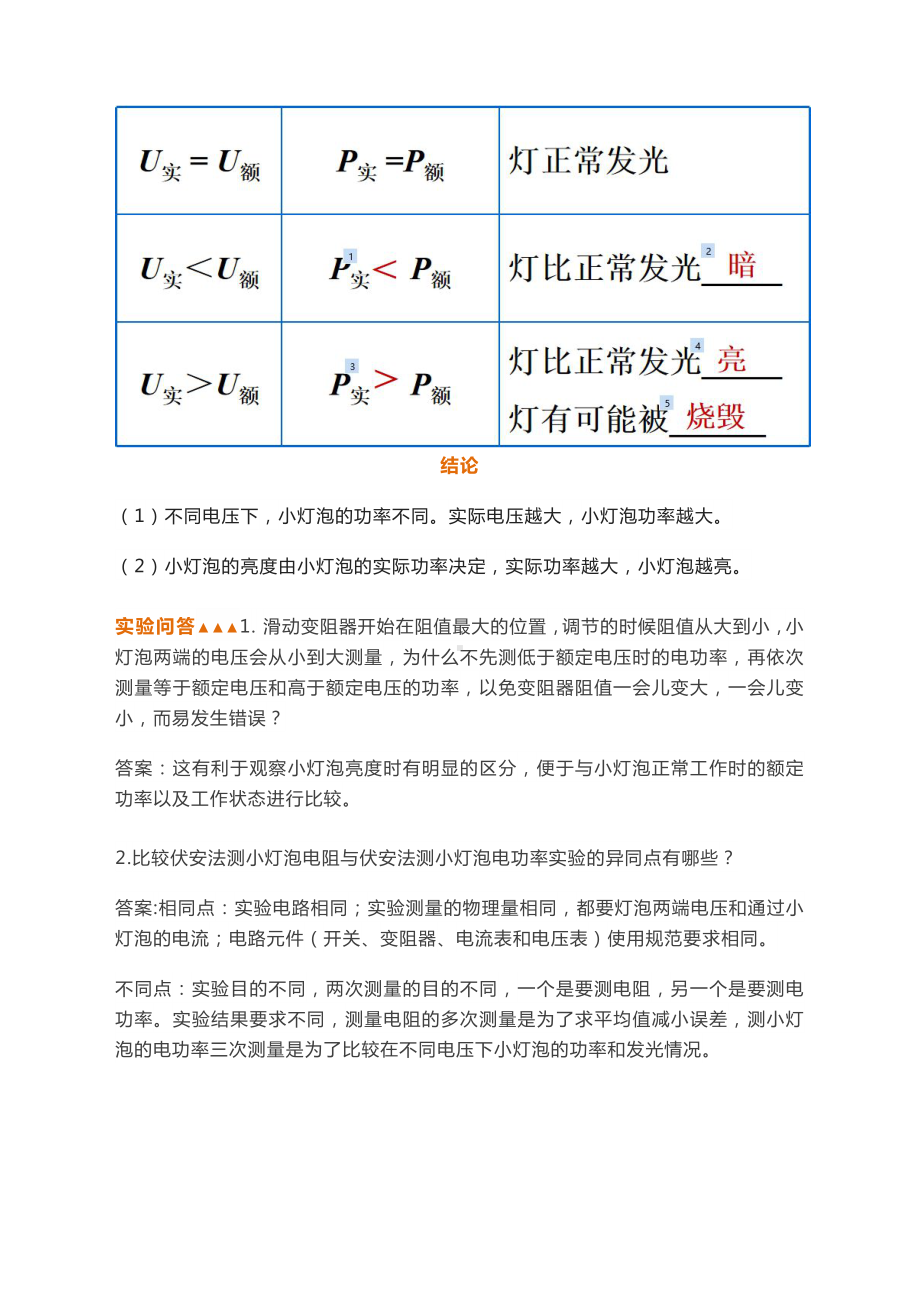 最常用的测量小灯泡电功率的方法测量小灯泡电功率实验.docx_第3页