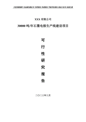 石墨电极生产线建设项目可行性研究报告申请备案.doc