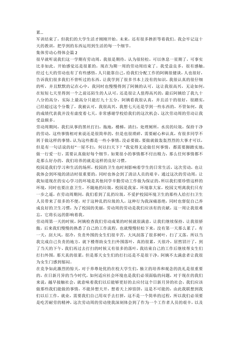 集体劳动心得体会6篇.docx_第2页