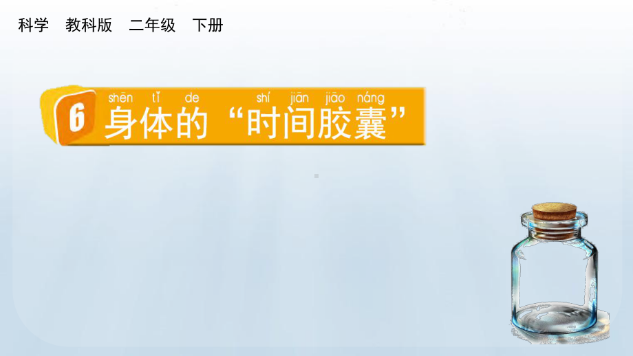 教科版科学二年级下册第二单元 我们自己6 身体的“时间胶囊”课件.pptx_第1页