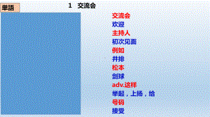 第1课 交流会 ppt课件-2023新人教版《初中日语》第三册.pptx