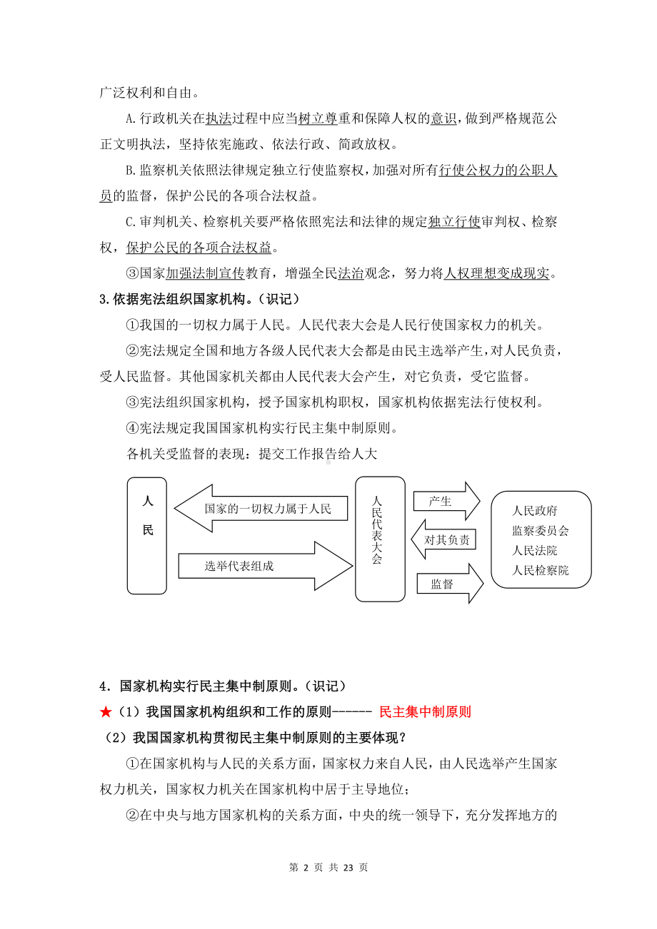 八年级下册道德与法治期末复习提纲精编版（实用！）.docx_第2页