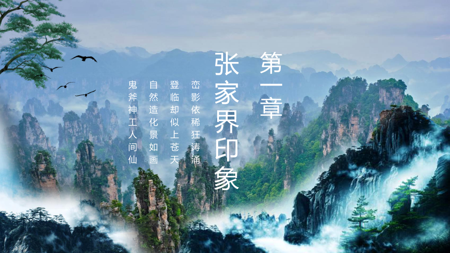 张家界风景旅游心之所向奇峰拔地石岩林立聚云山边教学动态（ppt）.pptx_第3页