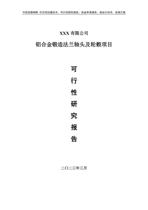 铝合金锻造法兰轴头及轮毂可行性研究报告建议书申请备案.doc