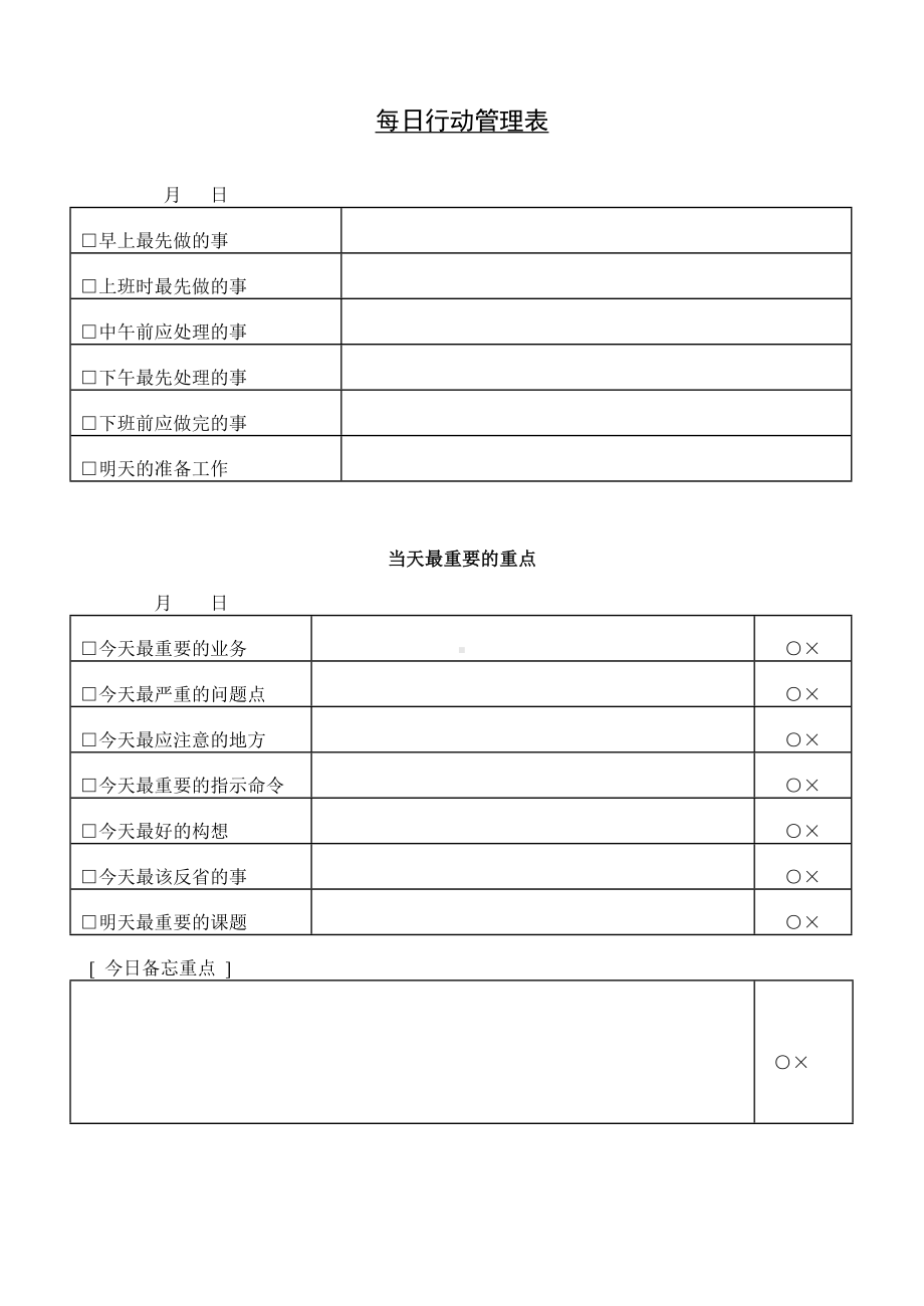 工作进程管理（表格类）.RTF_第1页