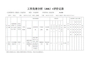 打包作业危害分析及评价.docx